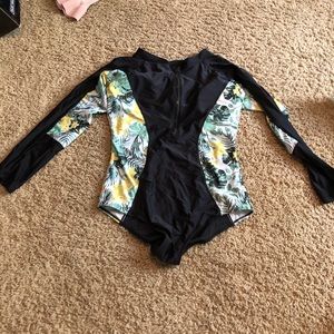 Long-Sleeve Bathing Suit